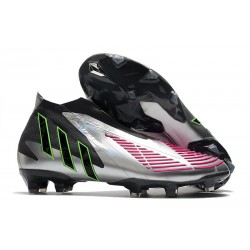 adidas Predator Edge+ FG Plata Negro Rosa