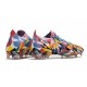 adidas Predator Edge.1 Low Cut FG Geometric Bright Azul Team Amarillo Rojo Solar