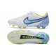 Zapatos Nike Tiempo Legend 9 Elite FG Blanco Azul
