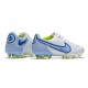 Zapatos Nike Tiempo Legend 9 Elite FG Blanco Azul