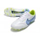 Zapatos Nike Tiempo Legend 9 Elite FG Blanco Azul