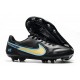 Zapatos Nike Tiempo Legend 9 Elite FG Negro Oro Azul