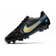 Zapatos Nike Tiempo Legend 9 Elite FG Negro Oro Azul