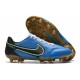 Zapatos Nike Tiempo Legend 9 Elite FG Azul Negro