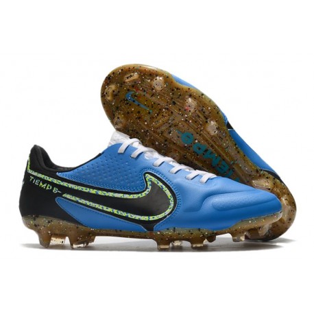Zapatos Nike Tiempo Legend 9 Elite FG Azul Negro