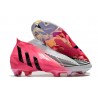 adidas Predator Edge+ FG Solar Rosa Negro Blanco