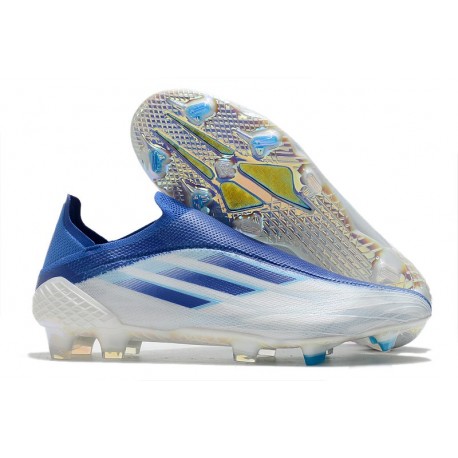 adidas Botas Futbol X Speedflow+ FG Blanco Legacy Indigo Sky Rush