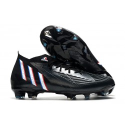 Bota adidas Predator Edge.1 FG Negro Blanco Rojo