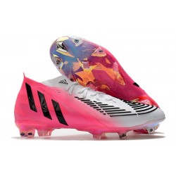 Bota adidas Predator Edge.1 FG LZ Solar Rosa Negro Blanco