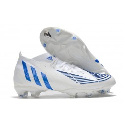 Bota adidas Predator Edge.1 FG Blanco Hi Res Azul