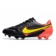 Zapatos Nike Tiempo Legend 9 Elite FG Negro Amarillo Rojo