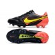 Zapatos Nike Tiempo Legend 9 Elite FG Negro Amarillo Rojo