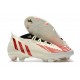 Bota adidas Predator Edge.1 FG Off Blanco Rojo Dorado Metálico