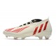 Bota adidas Predator Edge.1 FG Off Blanco Rojo Dorado Metálico
