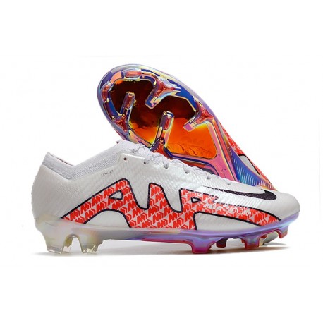 Nike Air Zoom Mercurial Vapor XV Elite FG Blanco Rojo