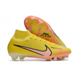 Bota Nike Air Zoom Mercurial Superfly 9 Elite FG Amarillo Naranja