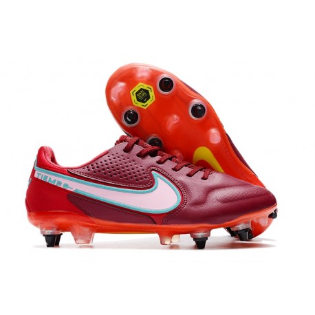 Nike Tiempo Legend IX Elite SG-PRO AC Rojo Blanco Mystic Hibiscus