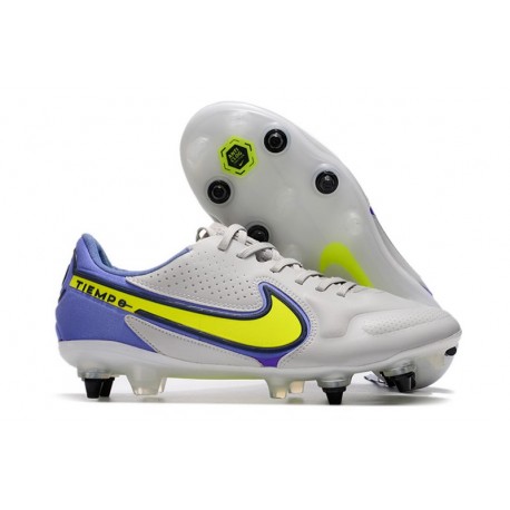 Nike Tiempo Legend IX Elite SG-PRO AC Gris Niebla Volt Zafiro