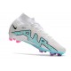 Bota Nike Air Zoom Mercurial Superfly 9 Elite FG Blanco Azul