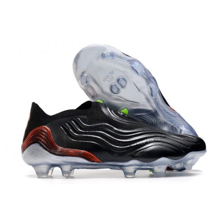 Tacos de Futbol adidas Copa Sense+ FG Negro Rojo Team Solar Verde