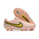 Zapatos Nike Tiempo Legend 9 Elite FG Guava Hielo Amarillo Strike Brillo de Atardecer