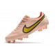 Zapatos Nike Tiempo Legend 9 Elite FG Guava Hielo Amarillo Strike Brillo de Atardecer