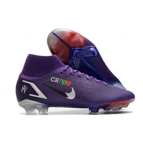 Botas de Fútbol Nike Mercurial Superfly 8 Elite FG Ronaldo CR7 Violeta
