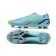 Bota de Fútbol Adidas X Speedportal+ FG Transparente Agua Rojo Azul