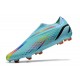 Bota de Fútbol Adidas X Speedportal+ FG Transparente Agua Rojo Azul