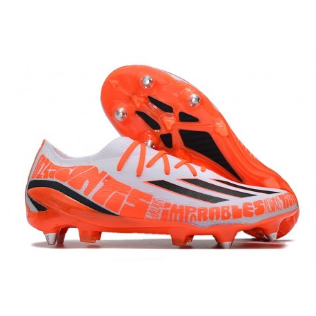 Bota de Futbol adidas X Speedportal.1 SG Naranja Negro Blanco