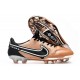 Zapatos Nike Tiempo Legend 9 Elite FG Cobre Metálico Blanco Negro