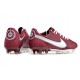 Zapatos Nike Tiempo Legend 9 Elite FG Team Rojo Blanco Mystic Hibiscus