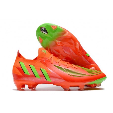 adidas Predator Edge.1 Low Cut FG Rojo Team Solar Verde Negro