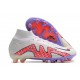 Nike Air Zoom Mercurial-Superfly 9 Elite AG Blanco Negro Leche De Coco