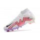 Nike Air Zoom Mercurial-Superfly 9 Elite AG Blanco Negro Leche De Coco