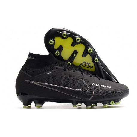 Nike Air Zoom Mercurial-Superfly 9 Elite AG Negro DK Gris Humo Cumbre Blanco Voltio