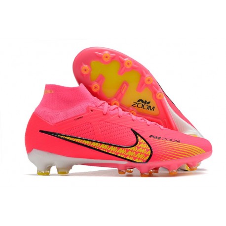 Nike Air Zoom Mercurial-Superfly 9 Elite AG Rojo Amarillo