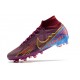 Nike Air Zoom Mercurial-Superfly 9 Elite AG KM Remolacha Oscura Mtlc Vivid Dorado