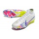 Nike Zoom Mercurial Superfly IX Elite FG Blanco Rosa Azul