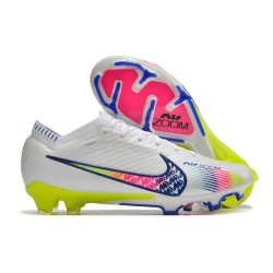 Nike Air Zoom Mercurial Vapor 15 Elite FG Blanco Rosa Volt