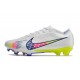 Nike Air Zoom Mercurial Vapor 15 Elite FG Blanco Rosa Volt