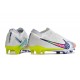 Nike Air Zoom Mercurial Vapor 15 Elite FG Blanco Rosa Volt