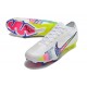 Nike Air Zoom Mercurial Vapor 15 Elite FG Blanco Rosa Volt