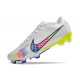 Nike Air Zoom Mercurial Vapor 15 Elite FG Blanco Rosa Volt