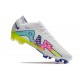 Nike Air Zoom Mercurial Vapor 15 Elite FG Blanco Rosa Volt