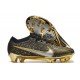 Nike Air Zoom Mercurial Vapor 15 Elite FG Negro Oro Argento