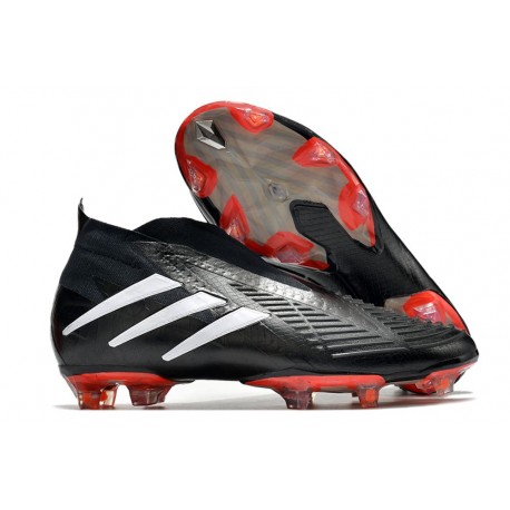 adidas Predator Edge+ FG Negro Blanco Rojo