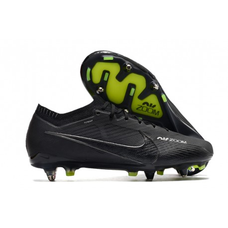 Nike Zoom Mercurial Vapor XV Elite SG Negro DK Gris Humo Cumbre Blanco Voltio
