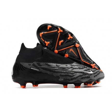 Bota Nike Phantom GX Elite DF Link FG Negro Cumbre Blanco Dk Gris Humo