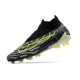 Bota Nike Phantom GX Elite DF Link FG Negro Voltio Blanco Azul Glow